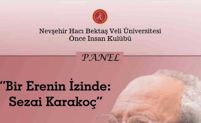 ’Bir Erenin İzinde: Sezai Karakoç’ adlı panel NEVÜ’de