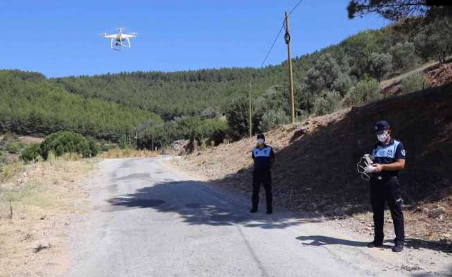 Büyükşehir Zabıta ekipleri havadan karadan denetim yapıyor