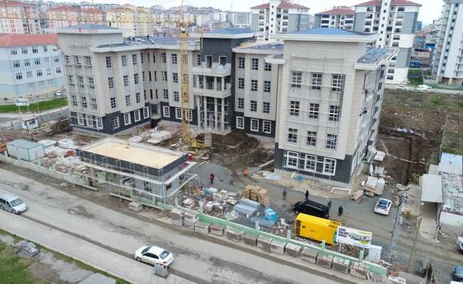 Canik Hükümet Konağı inşaatının yüzde 60’ı tamamlandı