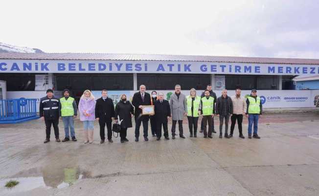 Canik ‘sıfır atık belgesi’ almaya hak kazandı