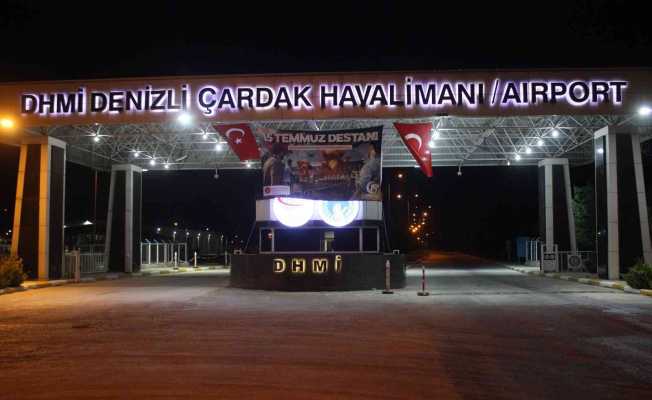 Çardak Havalimanı’ndan 28 bin yolcu hizmet aldı