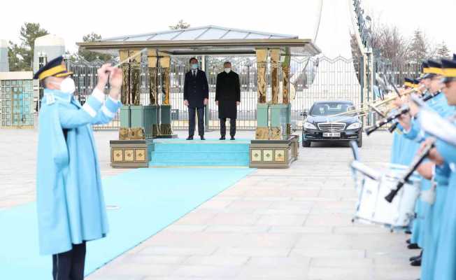 Cumhurbaşkanı Erdoğan, Hollanda Başbakanı Rutte’yi resmi törenle karşıladı