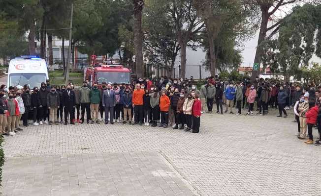 Datça’da deprem ve tahliye tatbikatı yapıldı