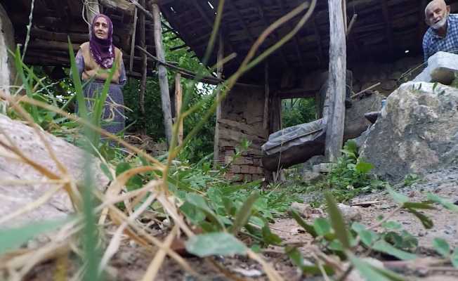 Dronla olan imtihanları, yaşlı çiftten geriye anı olarak kaldı