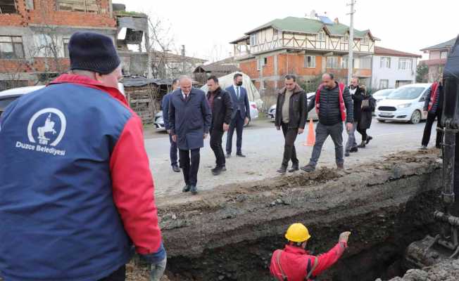 Düzce’nin su sorununu çözülüyor