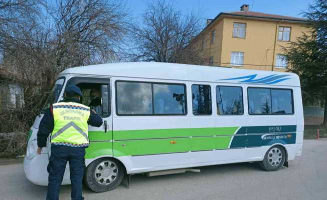 Ereğli’de sivil jandarma trafik timleri görev başında