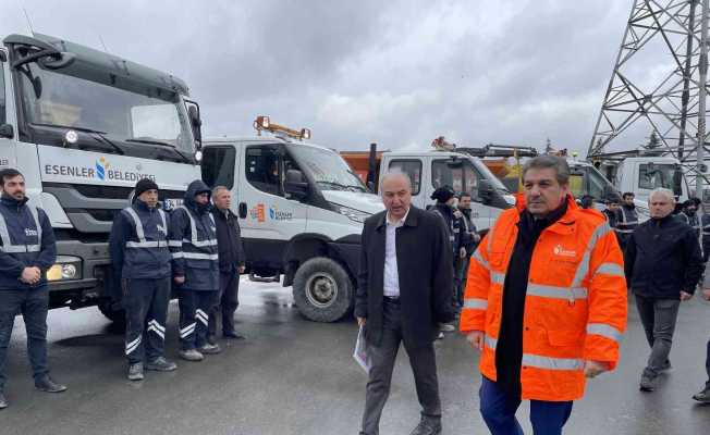 Esenler Belediyesi, beklenen kar yağışına karşı bir dizi önlem aldı