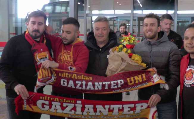 Galatasaray kafilesi Gaziantep’te