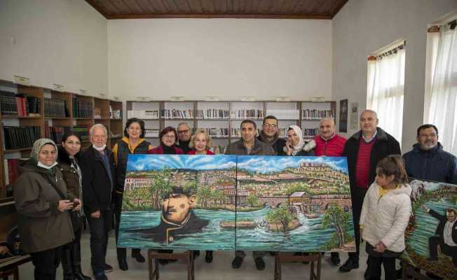 Gazi Çiftliğinde Ressam Nazan Kundak sergisi açıldı