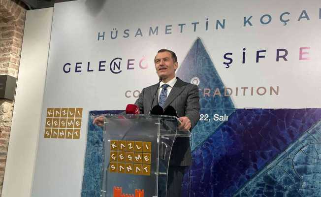 Hüsamettin Koçan’ın ‘Geleneğin Şifreleri-Geleceğin Şifreleri’ sergisi açıldı