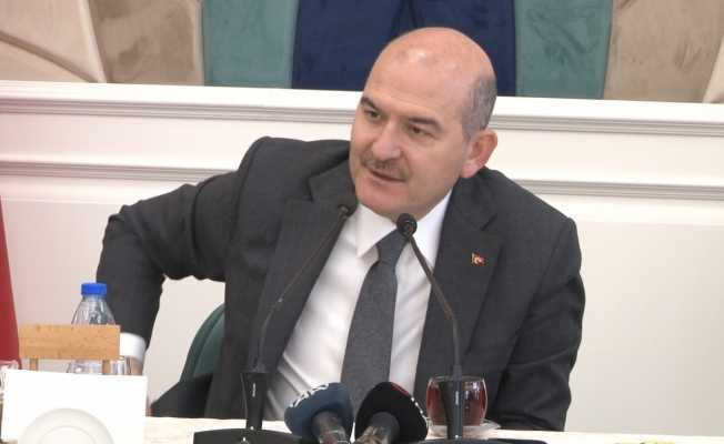 İçişleri Bakanı Soylu şehit aileleri ile yemekte bir araya geldi