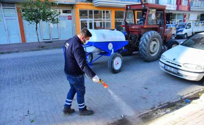 İncirliova Belediyesi ilaçlama çalışması başlattı