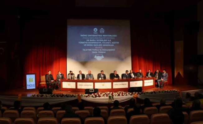 İnönü Üniversitesi’nde toplu iş sözleşmesi imzalandı