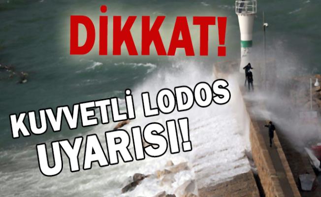 Isparta için şiddetli lodos uyarısı