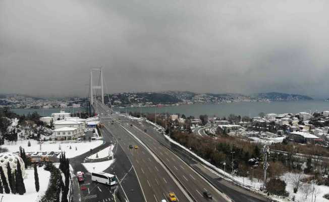 İstanbul’da sürücüler uyarılara uydu, 15 Temmuz Şehitler Köprüsü boş kaldı