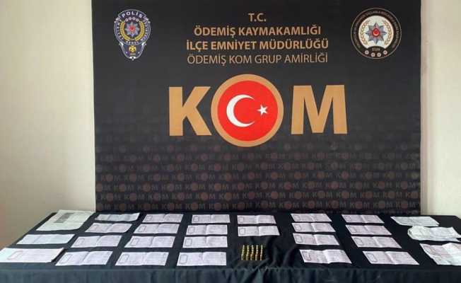 İzmir’de tefecilik yapan bir kişi gözaltına alındı