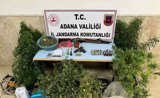 Jandarmadan evde uyuşturucu imalatına baskın