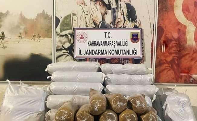 Kahramanmaraş’ta 470 kilogram kaçak tütün ele geçirildi