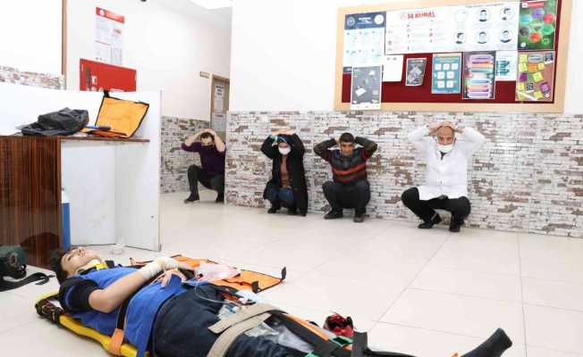 Kahramanmaraş’ta 6.4’lük deprem tatbikatı