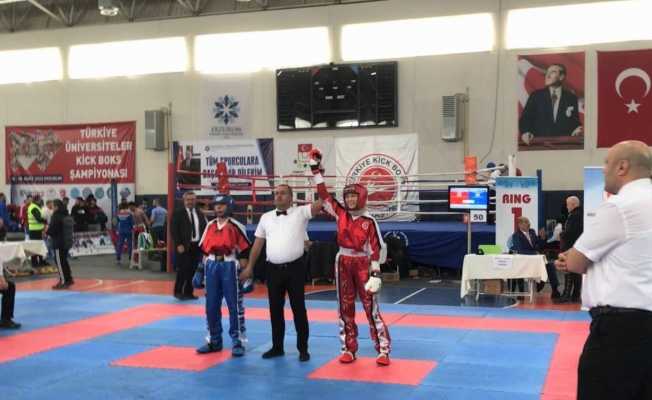 Kapadokya Üniversitesinden Kick Boks Şampiyonasında gururlandıran sonuç