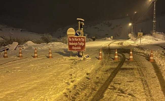 Kar, Siirt-Şırnak karayolunu araç geçişine kapattı