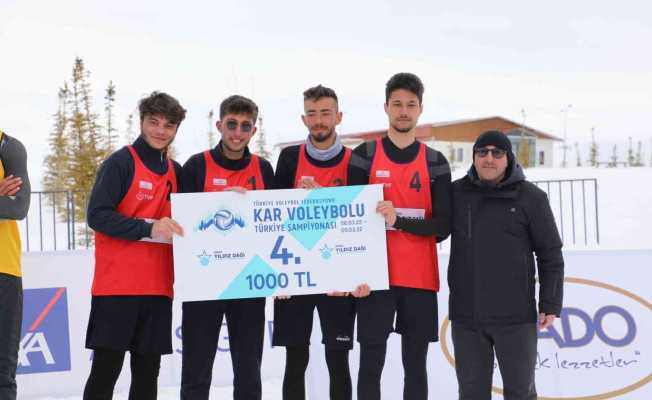 Kar Voleybolu Türkiye Şampiyonası sona erdi