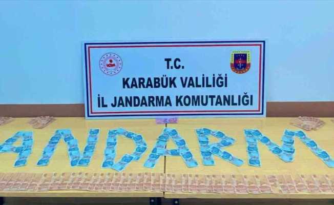 Karabük’te jandarma ekipleri 11 bin liralık sahte para ele geçirdi