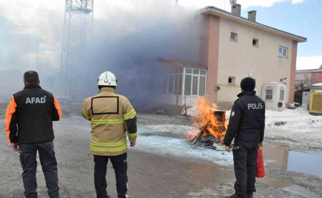 Kars’ta gerçeği aratmayan tatbikat