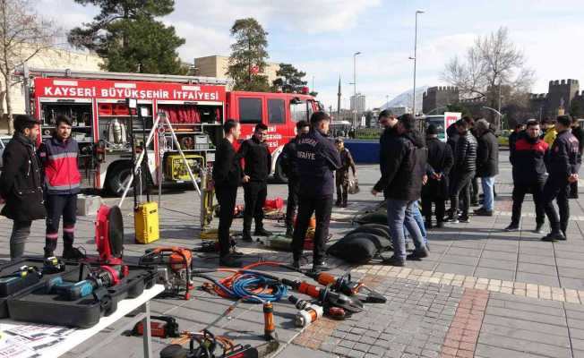 Kayseri’de afet farkındalığı artırılıyor