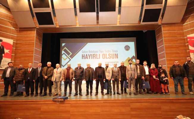 Kocaeli’de 740 hak sahibi tapularına kavuştu