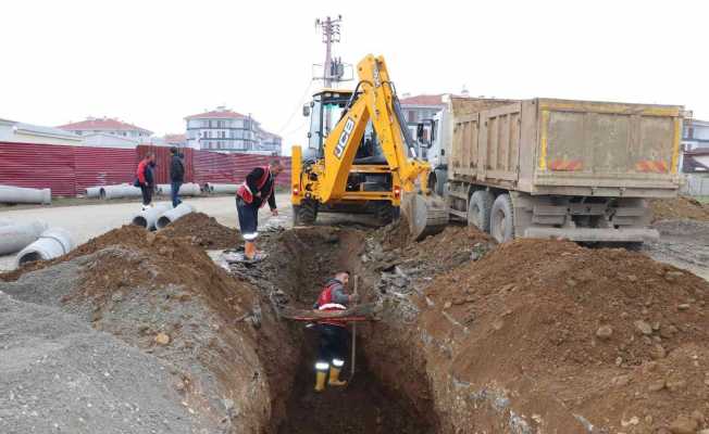 Konutların altyapısı için belediye harekete geçti