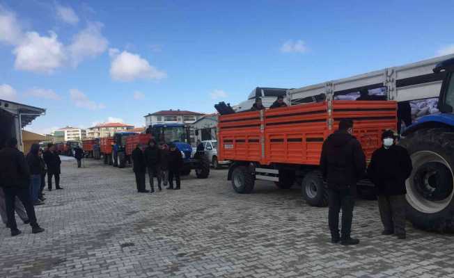 Konya’da çiftçiye tohum desteği