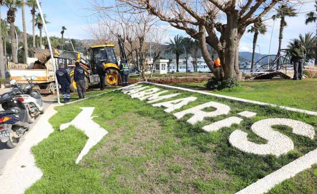 Marmaris Belediyesi Türkmenistan Parkı’na yeni görünüm kazandırıyor