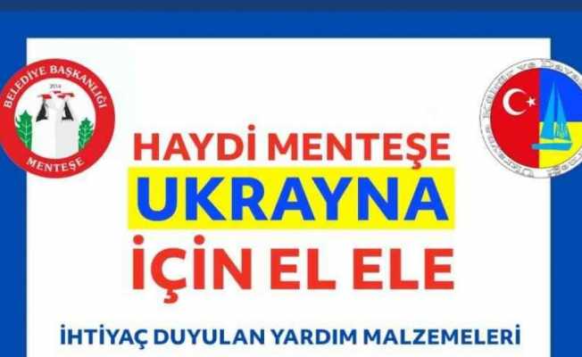 Menteşe’de Ukrayna’ya yardım kampanyası