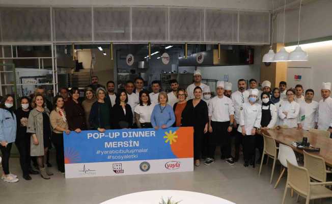 Mersin’de ’Pop-Up Dinner’ etkinliği