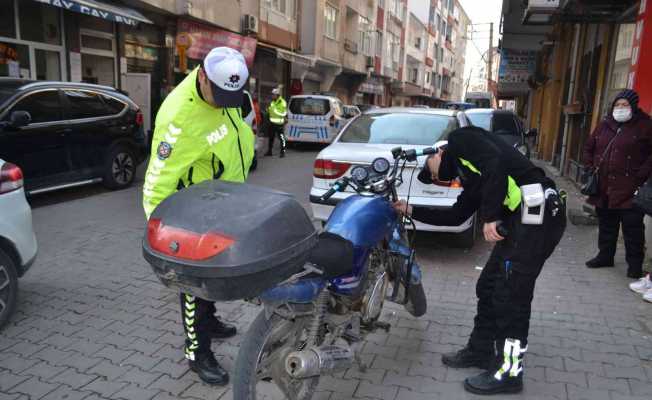 Motosikletinin değeri kadar ceza yedi