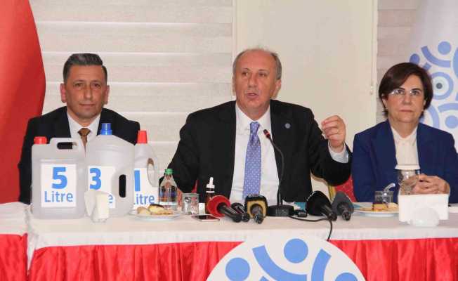 Muharrem İnce, 6 partiye Mersin’den yüklendi