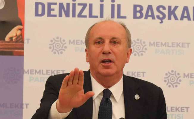 Muharrem İnce: “CHP kanallarında ölsem belki haber olurum”