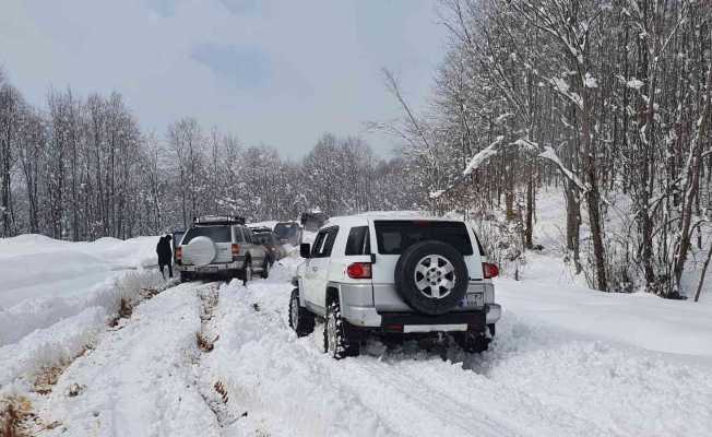 Off-Road tutkunları adrenalin dolu bir gün geçirdi