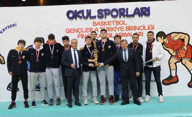 Okullar Sporları Gençler Türkiye Şampiyonası sona erdi