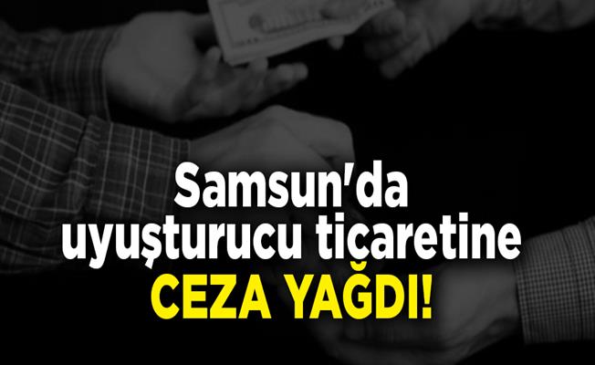 Samsun’da uyuşturucu ticaretinden 3 kişiye ceza yağdı