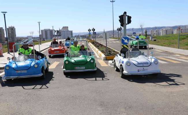 Şanlıurfa’da çocuklara trafik eğitimi verildi