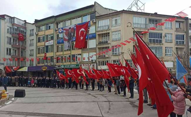 Seydişehir’de Çanakkale Zaferi’nin 107. yıl dönümünde şehit yeğeni duygulandırdı