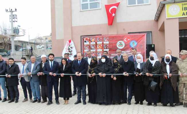 Şırnak’ta 16 şehit adına Şehitler Kütüphanesi açıldı