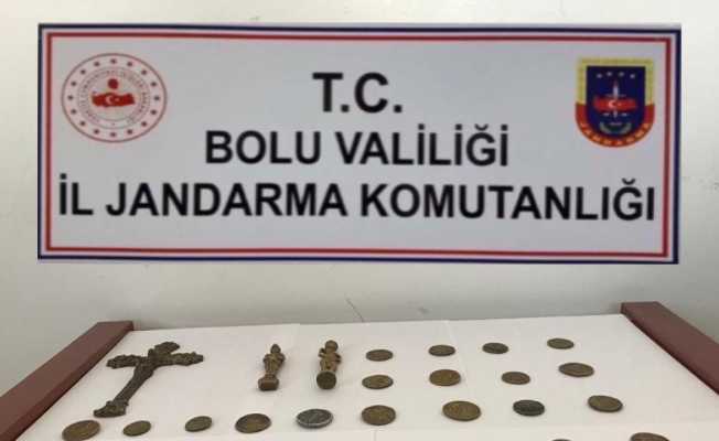 Tarihi eser ve uyuşturucu operasyonunda 2 kişi gözaltına alındı