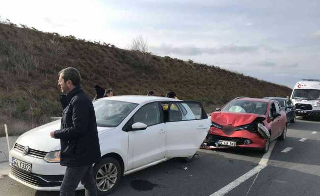 Tekirdağ’da trafik kazası: 1 yaralı