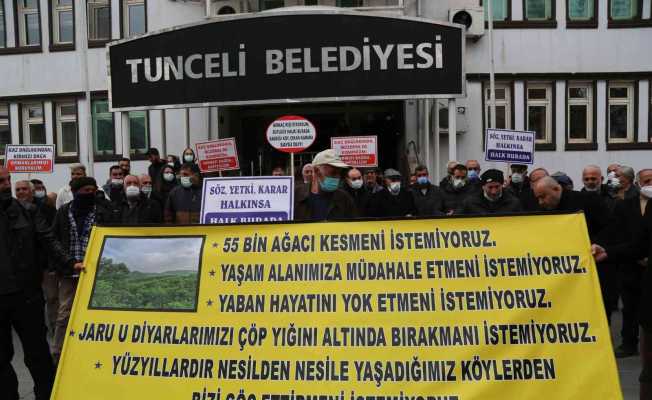 Tunceli’de köylülerden TKP’li başkana ’atık tesisi’ tepkisi