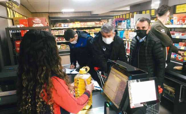 Ula’da marketlerde etiket denetimi