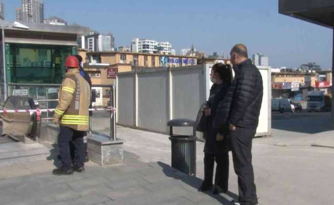 Ümraniye’de metro istasyonunda yangın paniği: Seferler durduruldu