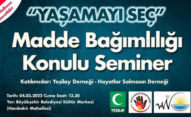 Van Büyükşehir Belediyesinden ‘madde bağımlılığı’ semineri